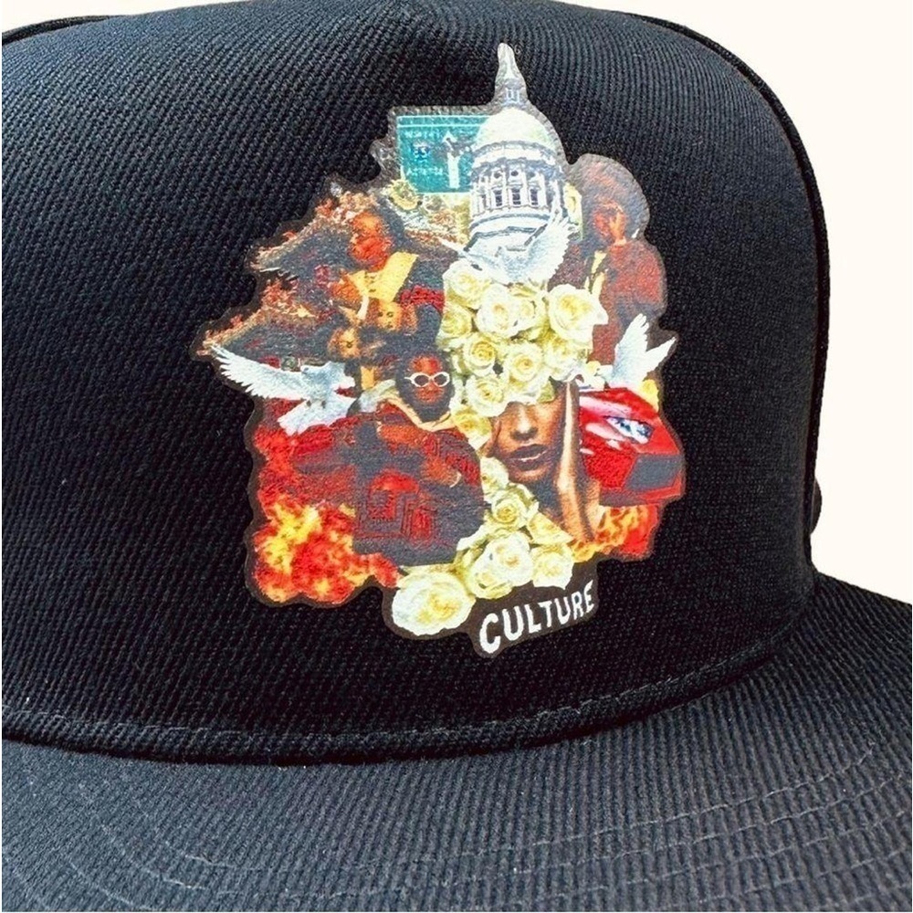 🧢 YRN Yung Rich Nation Streetwear Migos Culture Black Snap Back Cap Hat 🧢